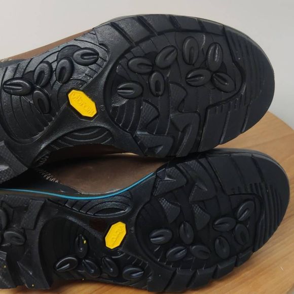 Vasque Rift Hiking Shoes- Womens- Size 7 M- Brown Blue- Low Top-Leather-Sneaker - Picture 5 of 12